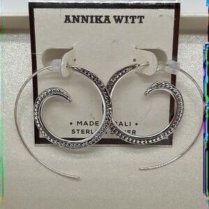 Annika Witt Spiral Sterling silver Earrings